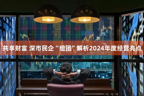 共享财富 深市民企“组团”解析2024年度经营亮点